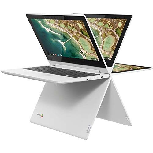 레노버 Lenovo Chromebook 2-in-1 Convertible Laptop, 11.6-Inch HD (1366 x 768) IPS Display, MediaTek MT8173C Processor, 4GB LPDDR3, 32GB eMMC, Chrome OS, Blizzard White, Choose Your eMMC (