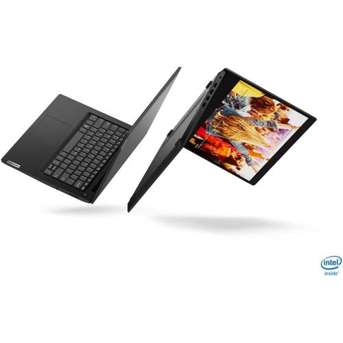 레노버 2021 Lenovo Ideapad 3 14 HD Laptop Computer, Intel Pentium Gold 6405U Processor, 12GB RAM, 256GB PCIe SSD, Intel UHD Graphics, Speakers, Webcam, Bluetooth, Windows 10 S, Black, 32G