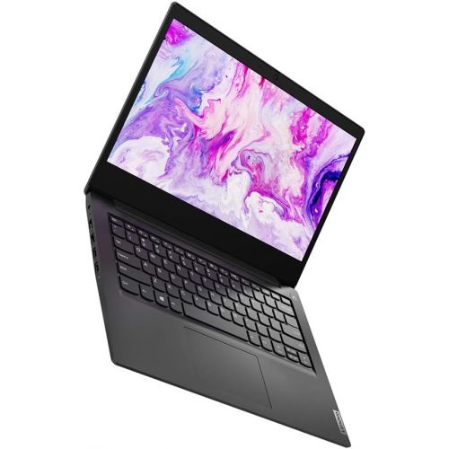 레노버 2021 Lenovo Ideapad 3 14 HD Laptop Computer, Intel Pentium Gold 6405U Processor, 12GB RAM, 256GB PCIe SSD, Intel UHD Graphics, Speakers, Webcam, Bluetooth, Windows 10 S, Black, 32G