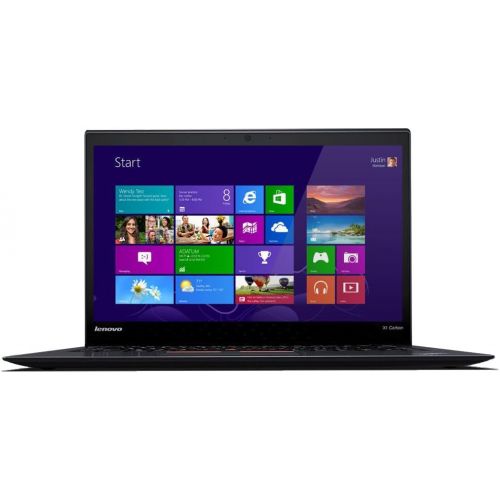 레노버 Lenovo Thinkpad X1 Carbon 20BS003BUS 14 Inch FHD Display, Intel Dual Core i7-5600U, 8GB RAM, 512GB Solid State Drive, Windows 8.1 Laptop