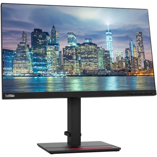 레노버 Lenovo ThinkVision T24i 23.8in 1920x1080 FHD IPS WLED LCD 2-Pack Raven Black Monitor Bundle with HDMI, VGA, DisplayPort, MK270 Wireless Keyboard and Mouse, Gel Mouse Pad, Desk Moun