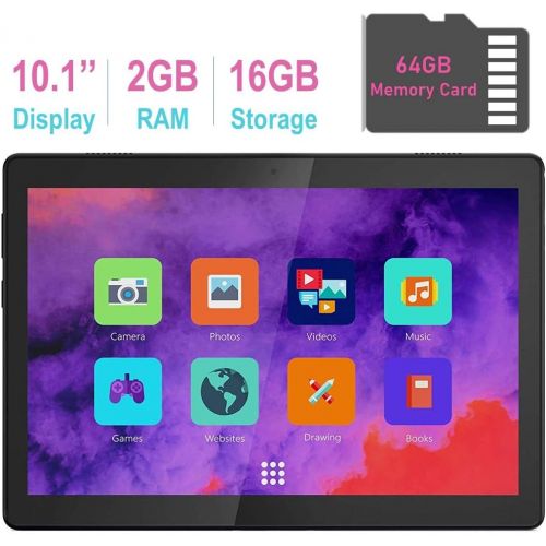 레노버 Lenovo Tab M10 10.1-inch HD IPS (1280x800) Display WiFi Tablet, Qualcomm Snapdragon 429 2.0 GHz Processor, 2GB RAM, 16GB Storage, Bluetooth, Camera, 64GB Micro SD Card, Android 9.0