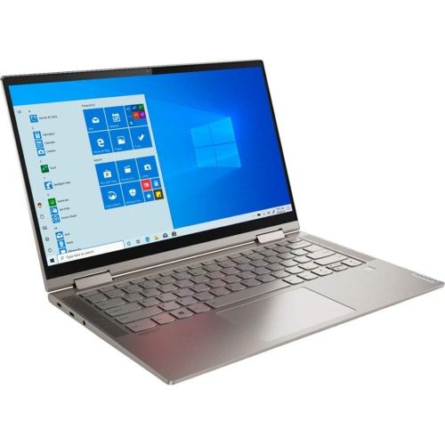 레노버 Lenovo Yoga C740 2 in 1 Laptop I 10th Gen Intel 4-Core i5-10210U ( i7-7500U) I 14 FHD IPS Touchscreen I 8GB DDR4 256GB SSD I Backlit KB FP Win 10 + 32GB Micro SD Card