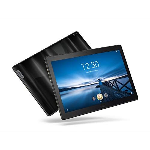 레노버 Lenovo Smart Tab P10 10.1” Android Tablet, Alexa-Enabled Smart Device with Fingerprint Sensor and Smart Dock Featuring 4 Dolby Atmos Speakers - 64GB Storage with Alexa Enabled Char