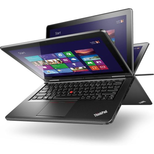 레노버 Lenovo ThinkPad Yoga 20CD00BAUS 12.5-Inch Convertible 2 in 1 Touchscreen Ultrabook (1.6 GHz Intel Core i5-4200U Processor, 4GB DDR3, 500GB HDD, 16GB SSD, Windows 8.1) Grey