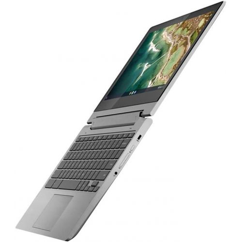 레노버 2021 Lenovo Chromebook Flex 3, 2-in-1 11.6 HD Touchscreen Laptop Computer, MediaTek MT8173C CPU, PowerVR Graphics, Dolby Audio, HD Webcam, Grey, Parent (4GB RAM 32GB eMMC & 128GB U