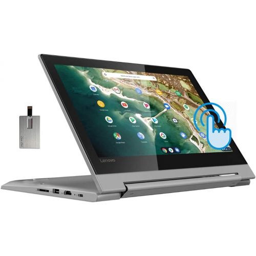 레노버 2021 Lenovo Chromebook Flex 3, 2-in-1 11.6 HD Touchscreen Laptop Computer, MediaTek MT8173C CPU, PowerVR Graphics, Dolby Audio, HD Webcam, Grey, Parent (4GB RAM 32GB eMMC & 128GB U