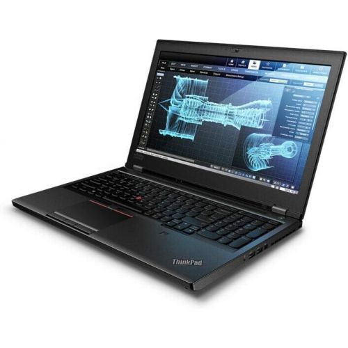 레노버 Lenovo Flagship ThinkPad P52 15.6 FHD LED Backlight Laptop Intel Core i7 8750H 6-core 16GB RAM 512GB SSD NVIDIA Quadro P1000 Fingerprint Reader USB-C Webcam Windows 10 Pro