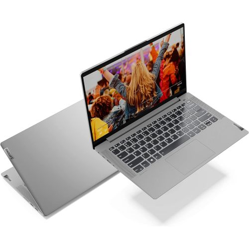 레노버 Lenovo IdeaPad 5 14 14 FHD Laptop Computer, Intel Quad-Core i5 1035G1 up to 3.6GHz, 8GB DDR4 RAM, 256GB PCIe SSD, WiFi 6, Bluetooth 5.1, Type-C, Webcam, Platinum Grey, Windows 10,