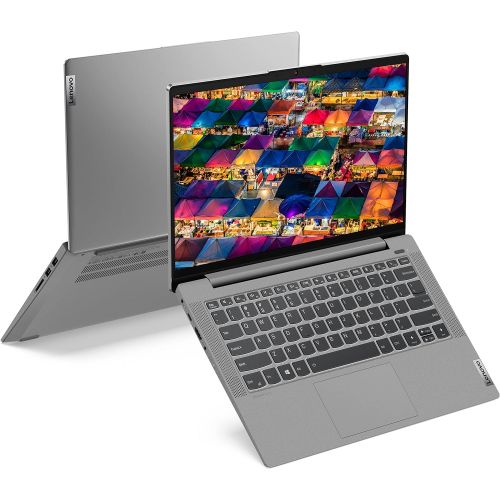 레노버 Lenovo IdeaPad 5 14 14 FHD Laptop Computer, Intel Quad-Core i5 1035G1 up to 3.6GHz, 8GB DDR4 RAM, 256GB PCIe SSD, WiFi 6, Bluetooth 5.1, Type-C, Webcam, Platinum Grey, Windows 10,