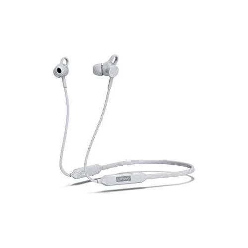 레노버 Lenovo 500 Bluetooth in-Ear Headphones, Integrated Microphone, Dual-Device Pairing, 10 Hours Playback, Ergonomic, GXD1B65027, White