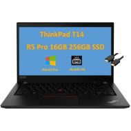 2022 Lenovo ThinkPad T14 14 FHD 6-Core Ryzen 5 Pro 4650U (Beats i7-1165G7), 16GB RAM, 256GB PCIe SSD, 1080p IPS Anti-Glare Business Laptop, Backlit KB, 2 x Type-C, IST HDMI Cable,