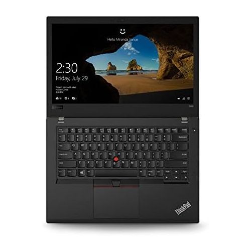 레노버 Lenovo 20L5000UUS Thinkpad T480 20L5 14 Notebook - Windows - Intel Core i7 1.8 GHz - 8 GB RAM - 256 GB SSD, Black