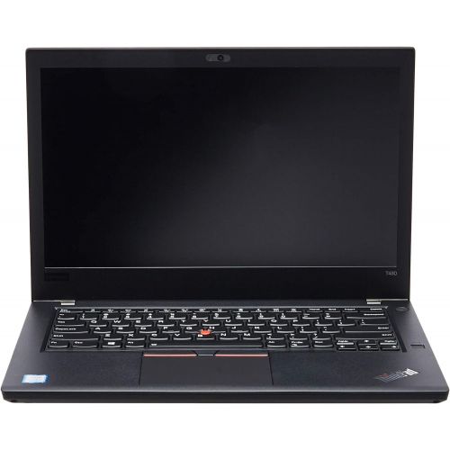 레노버 Lenovo 20L5000UUS Thinkpad T480 20L5 14 Notebook - Windows - Intel Core i7 1.8 GHz - 8 GB RAM - 256 GB SSD, Black