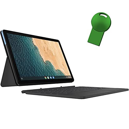 레노버 Lenovo Chromebook Duet 2-in-1 Tablet 10.1 FHD Touchscreen Laptop Computer MediaTek Helio P60T Octa-Core 4GB RAM 64GB eMCP Webcam Chrome OS Online Class Ready 64GB Green USB Flash D