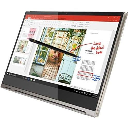 레노버 Lenovo Yoga C930 2-in-1 13.9 4K Ultra HD Touch-Screen Laptop Intel Core i7-16GB DDR4 RAM-512GB SSD 360° Flip-and-Fold, Dolby Atmos Speaker, Active Pen Windows 10 Home