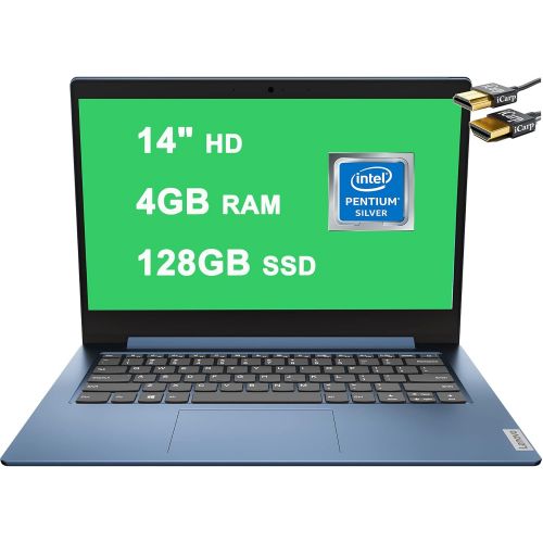 레노버 Lenovo 2020 Flagship IdeaPad 1 Premium Business Laptop 14 HD Anti-Glare Display Intel Quad-core Pentium Silver N5030 Processor 4GB RAM 128GB SSD Intel UHD Graphics 605 Dolby Win10