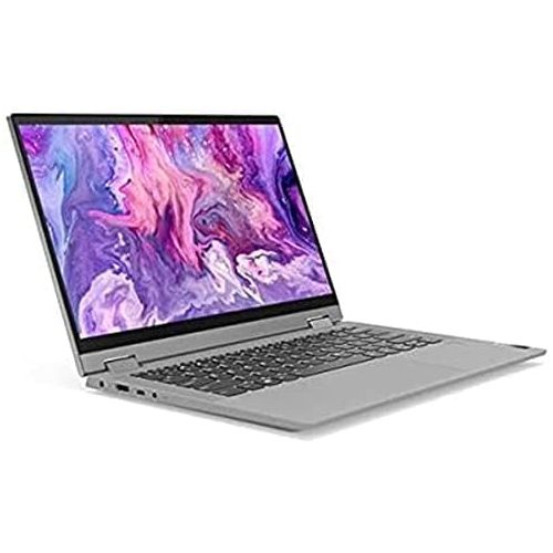 레노버 Flagship Lenovo Flex 5 14 FHD IPS Touchscreen 2-in-1 Convertible Laptop, Includes Fingerprint Reader, AMD Quad-Core Ryzen 3 5300U Up to 3.8GHz, 4GB DDR4 RAM, 128GB NVMe SSD, WiFi,