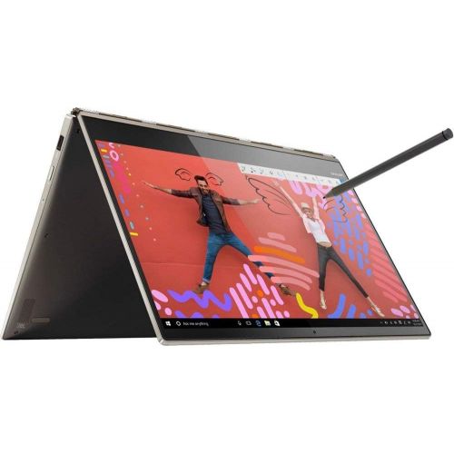 레노버 2019 Lenovo Yoga 920 2-in-1 13.9 FHD Touch-Screen Laptop Intel Core i7-8550U Quad Core 8GB DDR4 512GB SSD Fingerprint Reader Active Pen Windows 10 Home Bronze