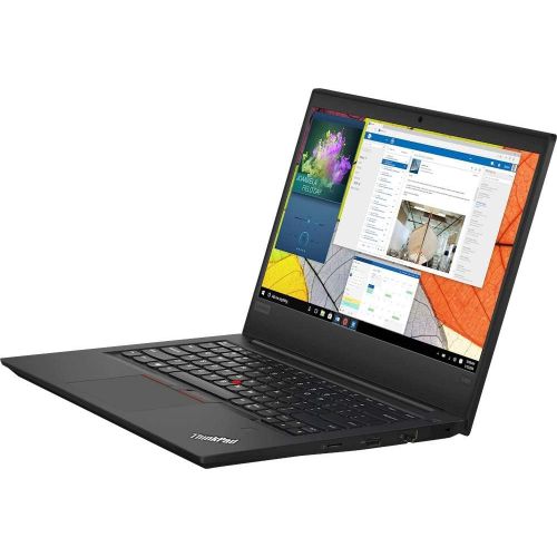 레노버 Lenovo ThinkPad E495 14 Full HD Laptop, AMD Ryzen 5 3500U, 8GB Memory, 256GB SSD, Windows 10 Pro