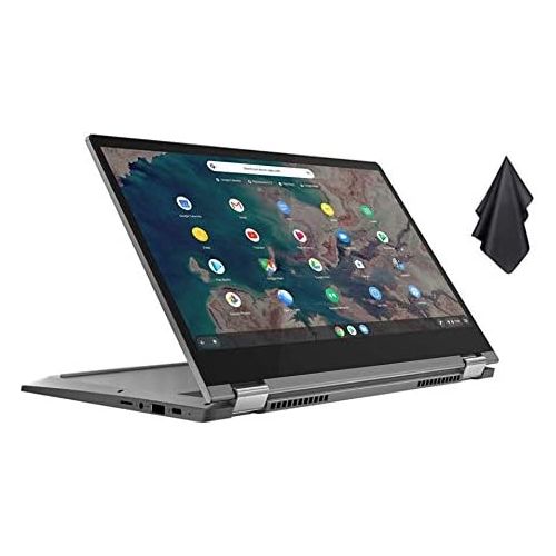 레노버 2021 New Lenovo Chromebook Flex 5 13 Laptop, FHD (1920 x 1080) Touch Display, Intel Core i3-10110U Processor, 4GB DDR4 RAM, 64GB SSD, Backlit Keyborad, Webcam, WiFi, Chrome OS + Oy