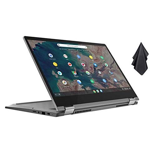 레노버 2021 New Lenovo Chromebook Flex 5 13 Laptop, FHD (1920 x 1080) Touch Display, Intel Core i3-10110U Processor, 4GB DDR4 RAM, 64GB SSD, Backlit Keyborad, Webcam, WiFi, Chrome OS + Oy