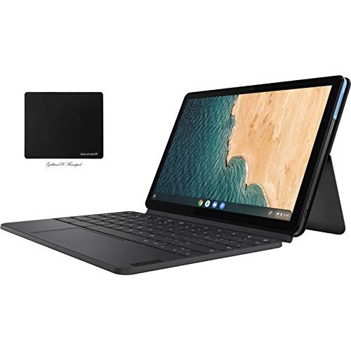 레노버 Newest Lenovo Chromebook Duet 10.1 FHD (1920 x 1200) Touchscreen 2-in-1 Tablet Laptop, 8-Core MediaTek Helio P60T, 4GB RAM, 128GB eMMC, Dual Cameras, Chrome OS with GalliumPi Acces