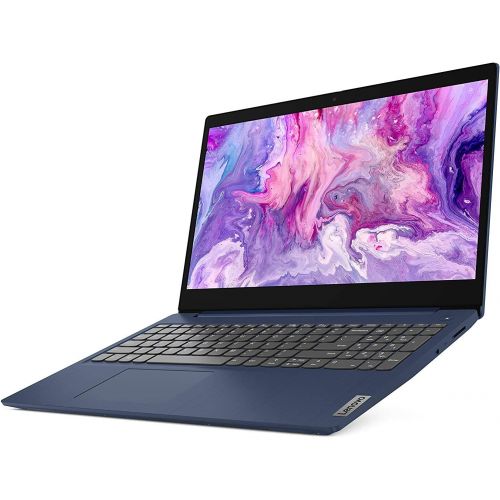 레노버 2021 Lenovo IdeaPad 3 15.6 Full HD IPS LED Laptop, AMD Ryzen 5 3500U Processor, 8GB DDR4 RAM, 256GB SSD, Vega 8 Graphics, HDMI, Webcam, 802.11ac, Windows 10 Home, Abyss Blue, W/ IF