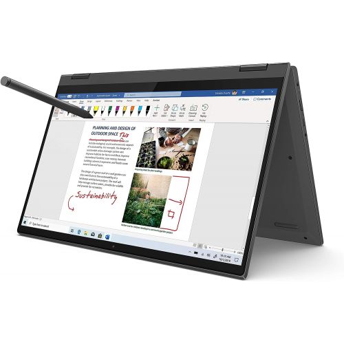 레노버 Lenovo IdeaPad Flex 5i 14 Convertible Laptop, FHD (1920 x 1080) Touch Display, Intel Core i5-1135G7 Processor, 8GB DDR4 RAM, 128GB SSD, Intel Iris Xe Graphics, Windows 10, 82HS000F