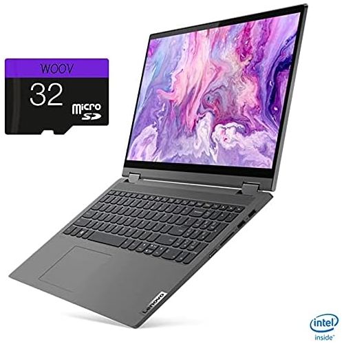 레노버 2021 Lenovo IdeaPad 5 Laptop, 15.6 FHD, 8-core AMD Ryzen 7 4700U ( i7-10710U) Upto 4.1 GHz, Wi-Fi 6, Backlit KB, Webcam, Fingerprint, USB-C, HDMI, Win 10 H, 32GB MSD Card (16GB RAM