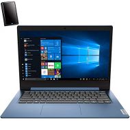 Lenovo IdeaPad 1 14 Laptop Computer, Quad-Core Intel Pentium Silver N5030 up to 3.1GHz, 4GB DDR4 RAM, 128GB PCIe SSD, 802.11AC WiFi, Bluetooth 4.2, Ice Blue, Windows 10 S