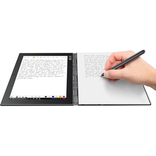 레노버 Lenovo Yoga Book - FHD 10.1 Windows Tablet - 2 in 1 Tablet (Intel Atom x5-Z8550 Processor, 4GB RAM, 64GB SSD), Black, ZA150000US