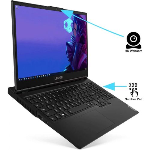 레노버 2021 Lenovo Legion 5 15.6 120Hz Full HD Gaming Laptop, Intel Hexa-Core i7-10750H 2.6GHz, 16GB RAM, 512GB PCIe SSD, NVIDIA GeForce GTX 1650Ti 4GB, Win 10 Home w/ Ontrend 32GB USB Dr