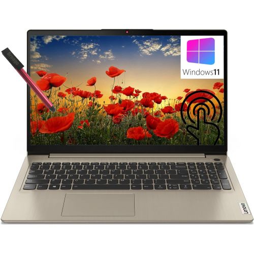 레노버 [Windows 11 S] Lenovo IdeaPad 3 15 Laptop, 15.6 FHD Touchscreen 300nits, Intel Core i3-1115G4 (Beat i5-8365U), 4GB DDR4 RAM, 256GB PCIe SSD, WiFi6, BT 5.0, Fingerprint Reader, Sand