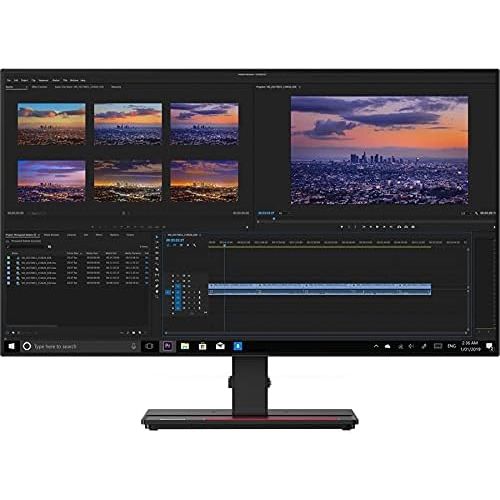 레노버 Lenovo ThinkVision P27h-20 27 WQHD WLED LCD Monitor - 16:9 - Raven Black - 27 Class - in-Plane Switching (IPS) Technology - 2560 x 1440-16.7 Million Colors - 350 Nit Typical - 4 ms