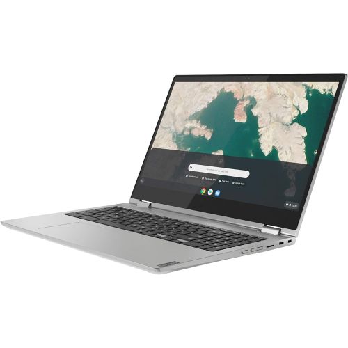 레노버 Lenovo C340 2-in-1 (81T9000VUS) Chromebook, 15.6 FHD Touch Display, Intel Core i3-8130U Upto 3.4GHz, 4GB RAM, 64GB eMMC, Wi-Fi, Bluetooth, Chrome OS