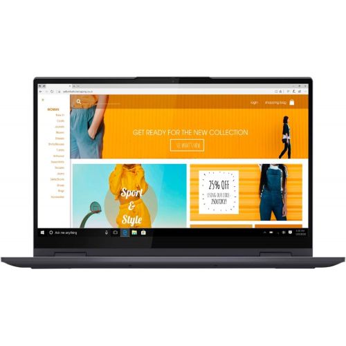 레노버 Lenovo Yoga 7i 2-in-1 15.6-inch FHD Touchscreen Premium Laptop PC, Intel Quad-Core i5-1135G7, Intel Iris Xe Graphics, 8GB DDR4 RAM, 256GB SSD, Backlit Keyboard, Windows 10 Home 64