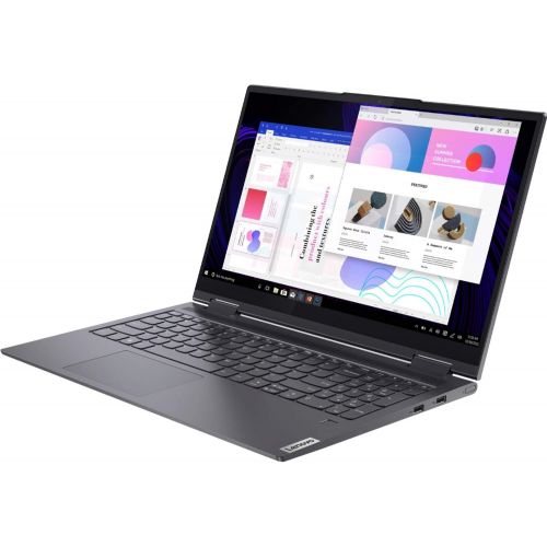 레노버 Lenovo Yoga 7i 2-in-1 15.6-inch FHD Touchscreen Premium Laptop PC, Intel Quad-Core i5-1135G7, Intel Iris Xe Graphics, 8GB DDR4 RAM, 256GB SSD, Backlit Keyboard, Windows 10 Home 64