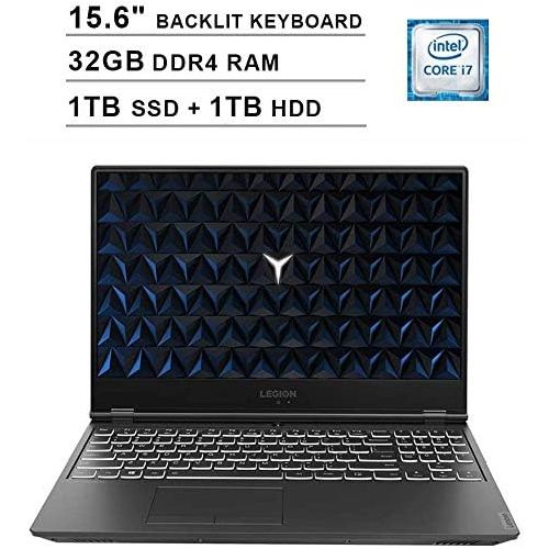 레노버 2020 Lenovo Legion Y540 15.6 Inch FHD 1080P Gaming Laptop (Intel 6-Core i7-9750H up to 4.5GHz, NVIDIA GeForce GTX 1650 4GB, 32GB DDR4 RAM, 1TB SSD (Boot) + 1TB HDD, Backlit Keyboar