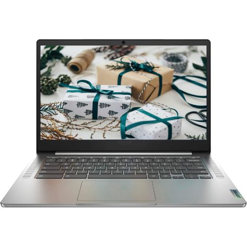 레노버 Lenovo Chromebook 3 Laptop Computer, 14-Inch Full HD Display, Mediatek 8-Core MT8183C, 4GB RAM, 64GB eMMC, Webcam, USB-C, Bluetooth, SD Card Reader, WiFi, Chrome OS, Grey, TiTac Ca