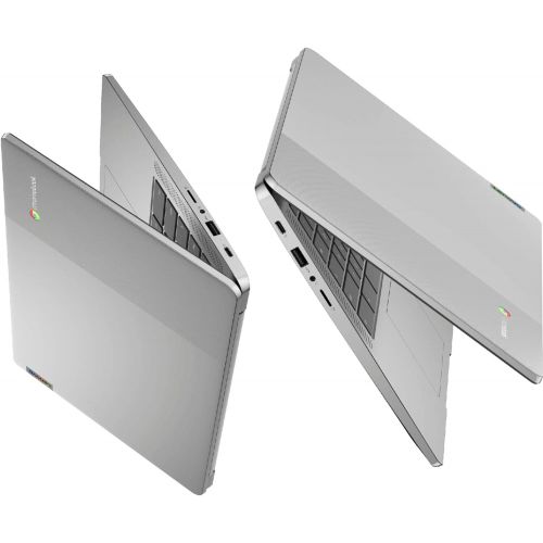 레노버 Lenovo Chromebook 3 Laptop Computer, 14-Inch Full HD Display, Mediatek 8-Core MT8183C, 4GB RAM, 64GB eMMC, Webcam, USB-C, Bluetooth, SD Card Reader, WiFi, Chrome OS, Grey, TiTac Ca