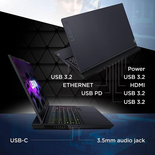 레노버 Lenovo Legion 5 15 Gaming Laptop, 15.6 FHD 300nits 165Hz Display, AMD Ryzen 7 5800H,NVIDIA GeForce RTX 3050Ti,RGB Backlight,?32GB RAM, 2TB PCIe SSD, Windows 11H /ES 32GB USB