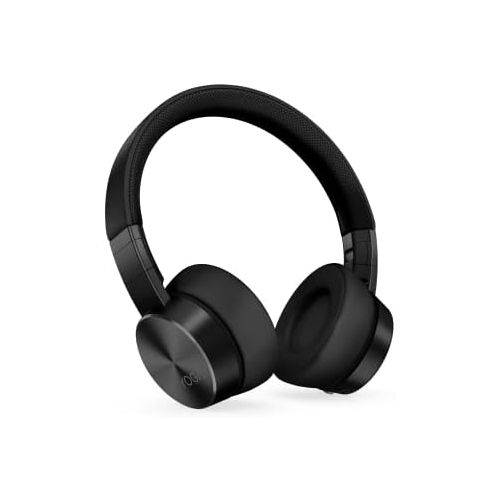 레노버 Lenovo Yoga Active Noise Cancellation Headphones, Wireless On-Ear Headphones, Bluetooth 5.0, 14Hrs Playtime, Microphone, Fold-Flat, Memory Foam Earpads, Carry Case, Win/Mac/Android