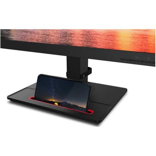 레노버 Lenovo ThinkVision T24i 23.8in 1920 x 1080 FHD IPS WLED-Backlit LCD Raven Black Monitor Bundle with HDMI, VGA, DisplayPort, USB Hub, Gel Mouse Pad, and MK270 Wireless Keyboard and