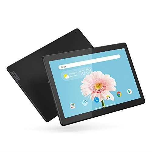 레노버 Lenovo Tab M10 HD 10.1 Tablet, Android 9.0, 16GB Storage, Quad-Core Processor, WiFi, Bluetooth, ZA4G0000US, Slate Black