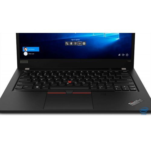 레노버 Lenovo ThinkPad T490 Business Notebook with 14.0 WQHD (2560 x 1440) 500 nits Screen, Intel Core i7-8665U Processor, 1TB PCIe SSD, HDR, vPro, and Windows 10 Pro