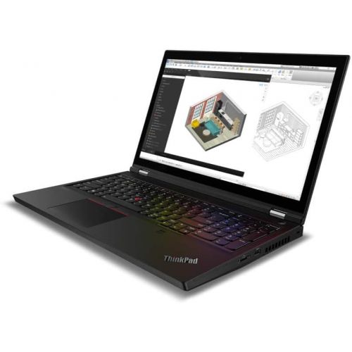 레노버 Lenovo ThinkPad P15 Mobile Workstation, 15.6 Full HD IPS Screen (Intel Core i7-10750H, 32GB DDR4, 1TB SSD, NVIDIA Quadro T1000, Camera, Fingerprint) Windows 10 Pro