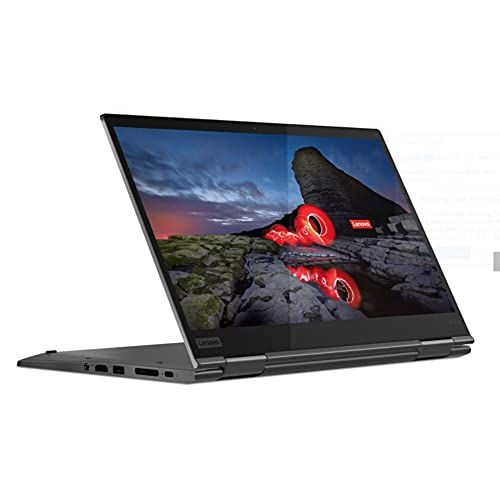 레노버 Lenovo ThinkPad X1 Yoga Gen 5 14-inch 4K UHD Touchscreen 1TB SSD, 10th Gen i7, 2-in-1 Laptop (16GB RAM, 4.9GHz i7-10610U, Fingerprint Reader, ThinkPad Pen, Windows 10 Pro) Iron Gra