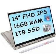 Lenovo Yoga C740 14 2-in-1 Laptop 14 Full HD IPS Touchscreen Display 10th Gen Intel Quad-Core i7-10510U 16GB DDR4 1TB SSD Backlit Keyboard Fingerprint Dolby Webcam Win 10 + Pen