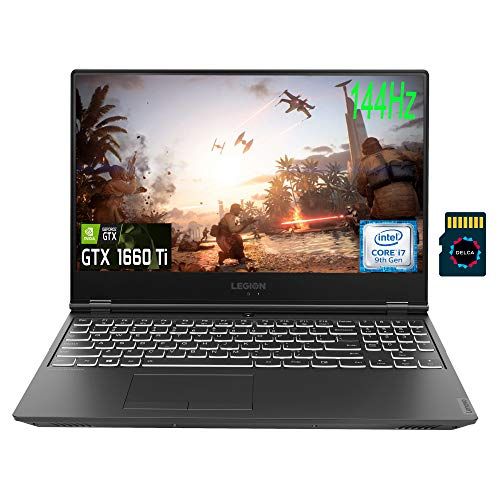 레노버 Lenovo Legion Y540 2021 Gaming Laptop I 15.6 FHD IPS 144Hz I 9th Gen Intel 6-Core i7-9750H I 16GB DDR4 512GB SSD 1TB HDD I GeForce GTX 1660 Ti 6GB I Backlit HDMI Win10 + 32GB Micro